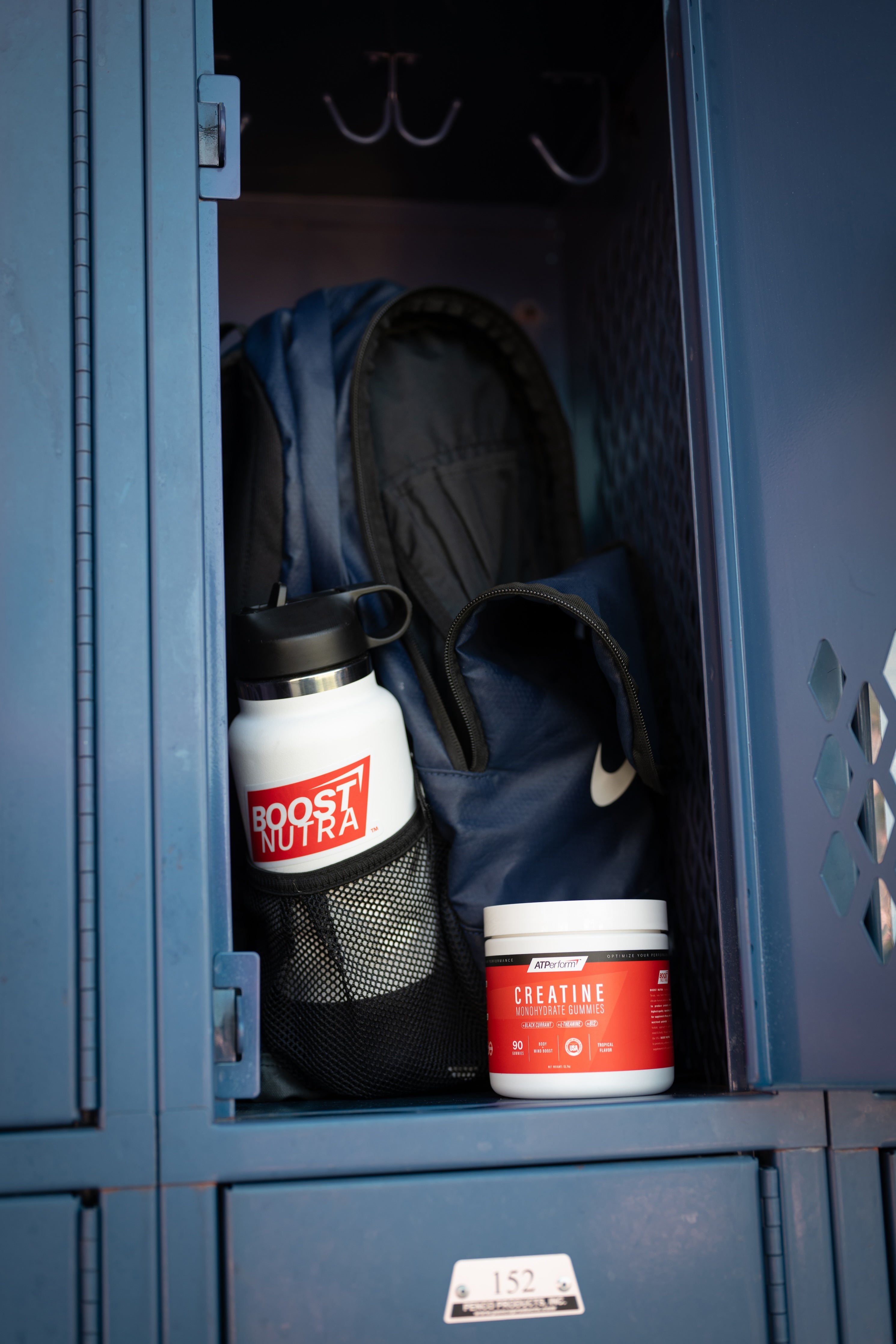 Creatine Monohydrate Gummies in the gym locker