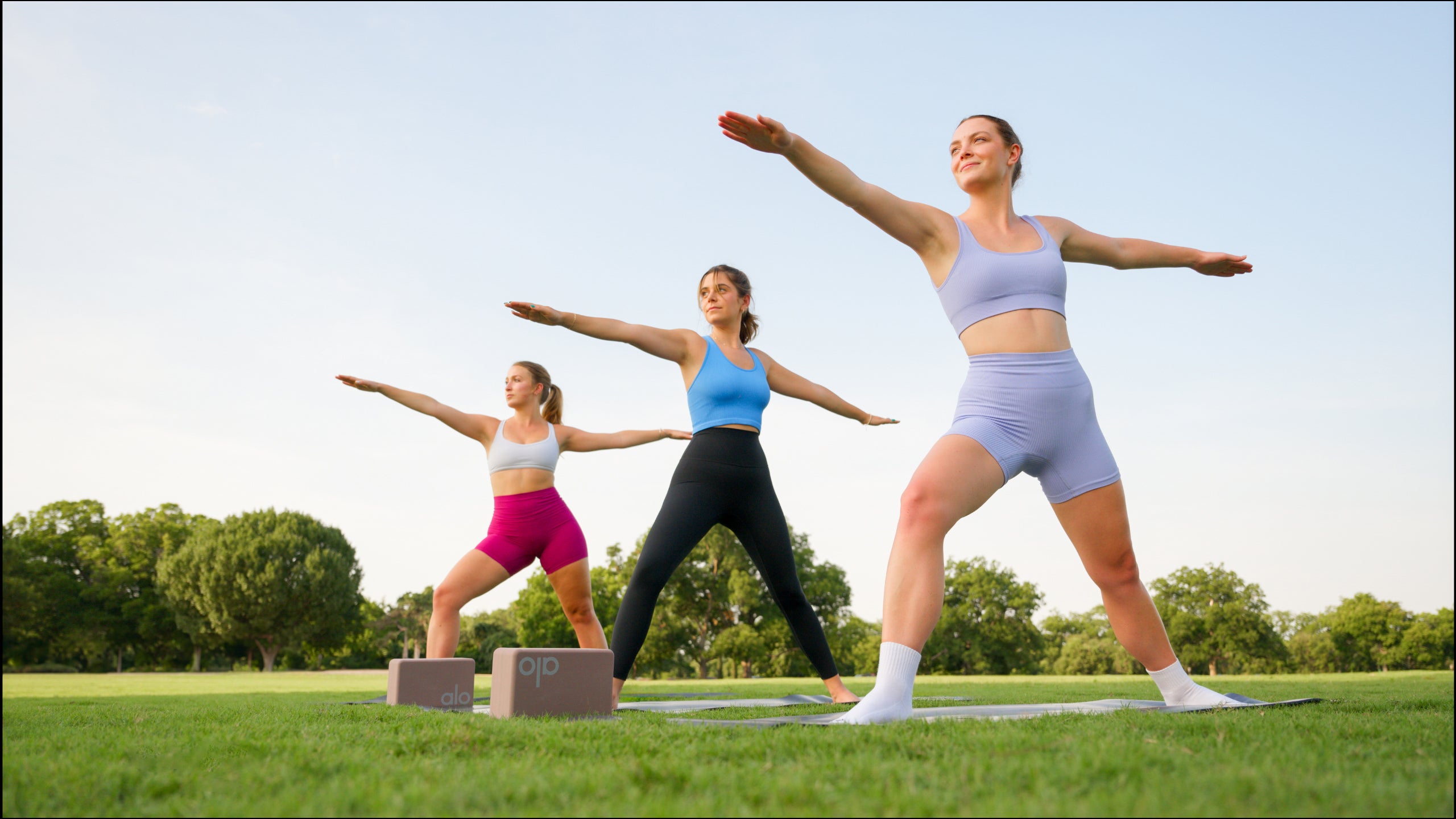 Yoga in the park